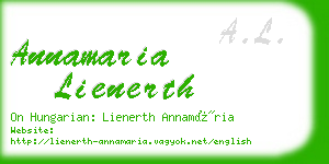 annamaria lienerth business card